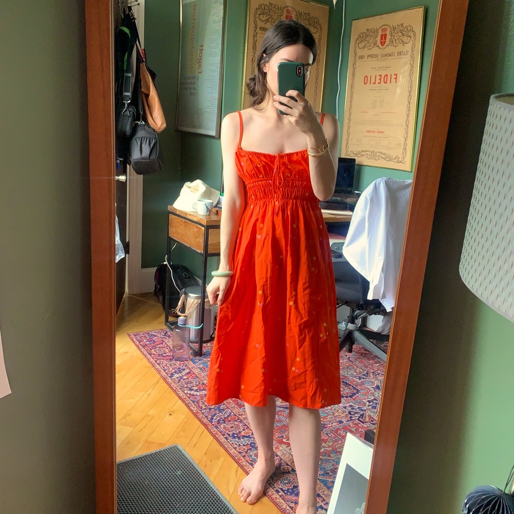 Ciao Lucia Gabriela Dress Poppy Orange